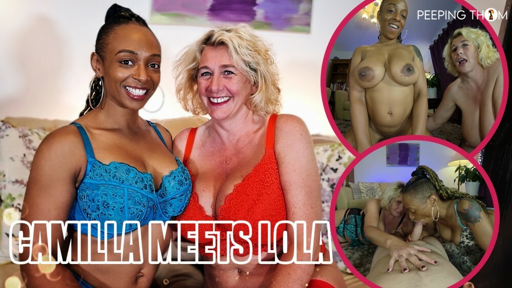 Intense Interracial Threesome with Camilla and Lola preview