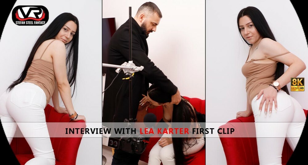 Lea Karter Steamy VR Interview First Clip preview