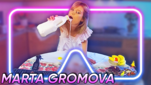 Marta Gromova's Steamy Kitchen Seduction in 4K preview