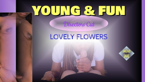 Lovely Flowers Ebony VR Blowjob and Ride preview