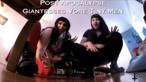 Apocalypse Giantesses Vore Tiny Men preview
