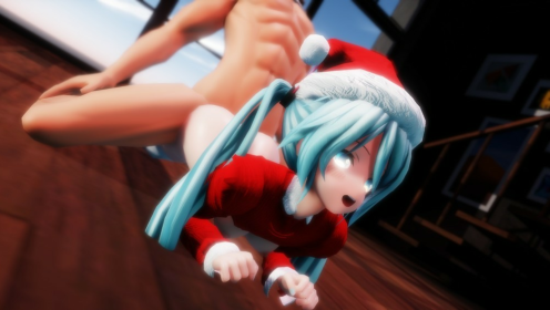 Hatsune Miku Xmas Buttjob Fantasy in 4K preview