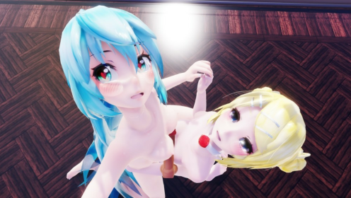 Vocaloid Miku and Rin Double Passion in 4K preview