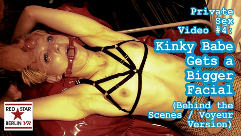 Private Sex Video #4: Kinky Babe Gets a Bigger Facial - Behind the Scenes Voyeur Version preview