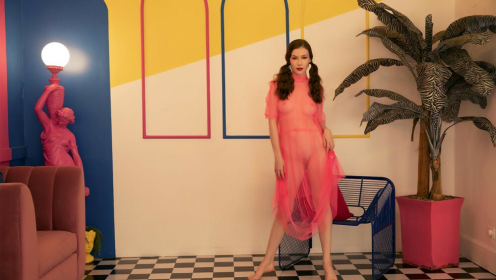 Emily Bloom Vaporwave Solo Tease in 4K preview