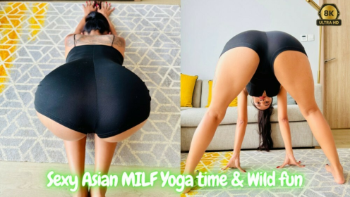 Sexy Asian MILF Yoga Time & Wild Fun preview