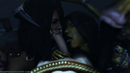 D'Vorah and Mileena Sexy Pre-Match Warmup Parody preview