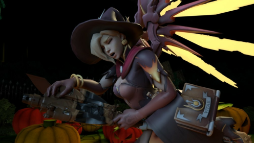 Witch Mercy Broomstick Ride VR Fantasy preview