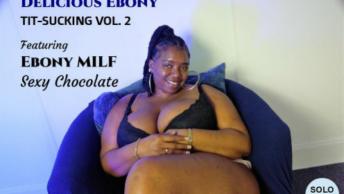 Sexy Chocolate Ebony Tit Sucking Thrill preview