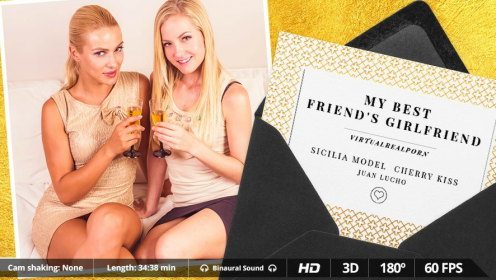 Cherry Kiss in Hot Lesbian Threesome VR preview