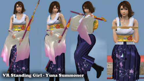 VR Summoner Yuna XXX Parody - Immersive Action preview