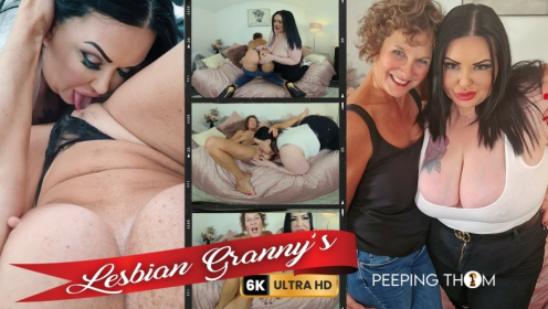 Two Lesbian Granny Tease preview