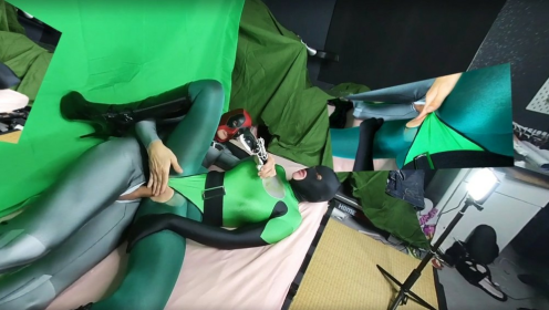 Nora Fox Full Green Leotard and Nylon preview