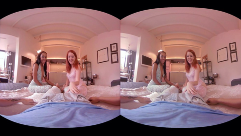 Rainy Day Threesome with Amarna and Noe in VR preview