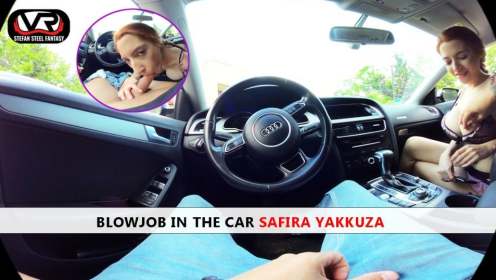 Safira Yakkuza Steamy Car Blowjob in 4K preview