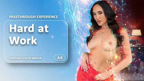 Chloe Amour Office Roleplay | 8K AR Passthrough Adult VR preview