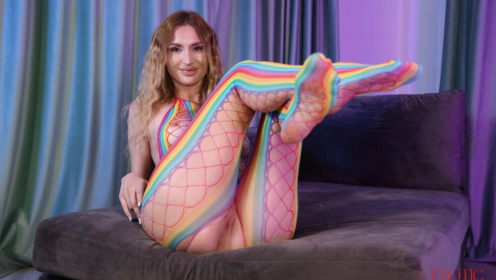 Bamby Doll in sexy fishnets preview