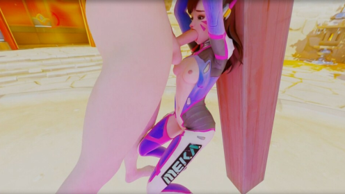 Overwatch Dva Facefuck XXX Parody in 4K VR preview
