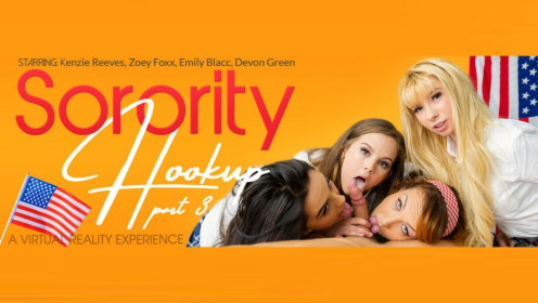 Sorority Hookup: Wild Dorm Room Orgy in VR preview