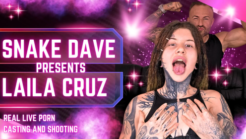 Snake Dave's Porno Casting with Laila Cruz preview