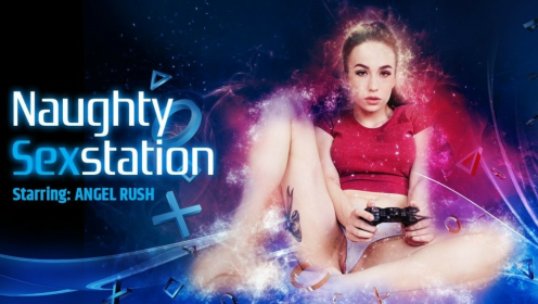 Naughty Sex Station with Angel Rush in 4K VR preview