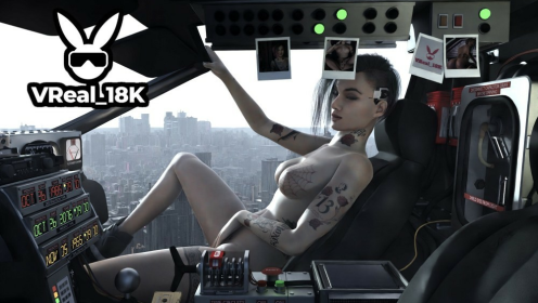 Cyberpunk 2077, Back to the Future - Judy Alvarez masturbating in DeLorean (A XXX Parody) preview