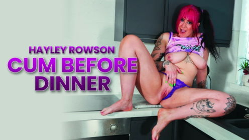 Hayley Rowson in Steamy Pre-Dinner Tease preview