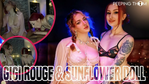 Gigi Rouge & Sunflower Doll Seduce Older Men preview