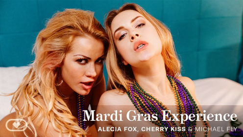 Mardi Gras Threesome with Alecia Fox & Cherry Kiss preview