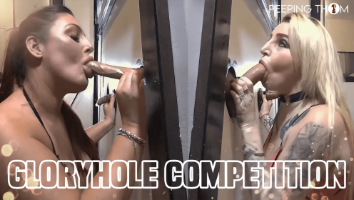 Gloryhole Competition – Loula Lou vs Crystal Smith – 8K 3D 180° Adult VR preview