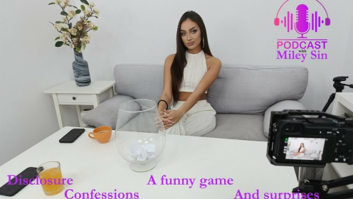 First Podcast With Miley Sin preview