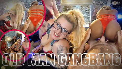 Loula Bella and Ashley - Old Man Gangbang preview