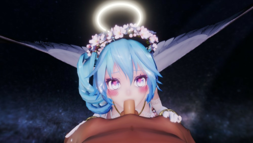 Hatsune Miku Angelic Blowjob XXX Parody preview