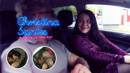 Hairy Christina Santes Banging In The Car preview