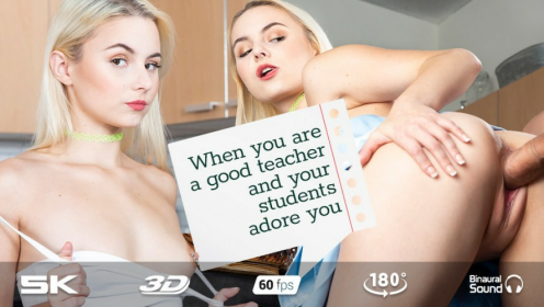 Aria Banks Hot Student Fantasy in VR preview