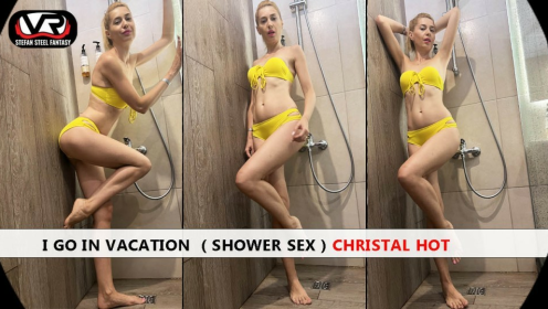 Christal Hot Steamy Shower Sex on Vacation preview