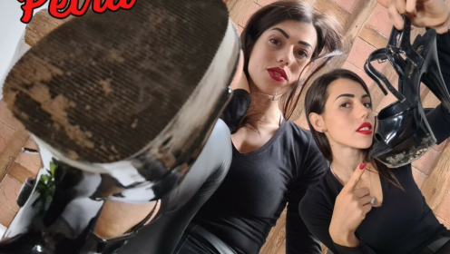 Wonderfully Gorgeous Petra Wants Her Slave To Lick The Dirty Soles Of Her Sexy Stilettos preview
