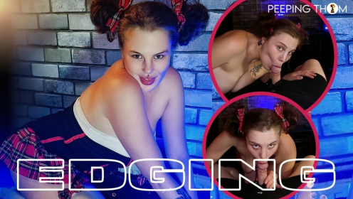Nerdy Kora in Red Room Edging Thrill preview