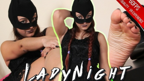 LadyNight's Silky Feet Tease in Stunning 4K VR preview