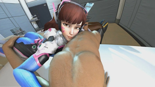 Mercy and D.Va in Sexy Doctor Parody Thrill preview