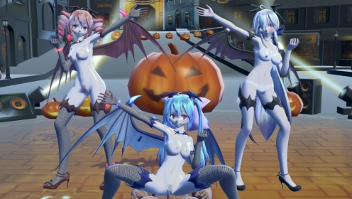 Vocaloid Sexy Halloween Dance Parody in 4K preview