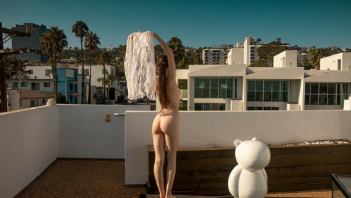 Emily Bloom in Sensual Window Tease 4K VR preview