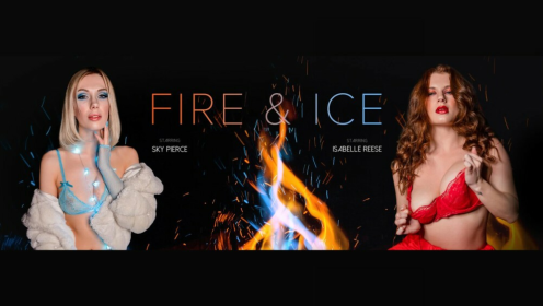 Fire & Ice VR Threesome with Isabelle & Sky preview