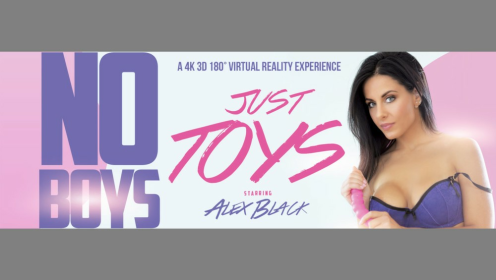 Alex Black Solo Striptease with Toys in VR preview