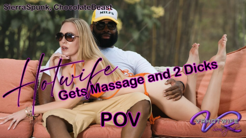 POV Blonde Fucks BBC Neighbor Threesome preview