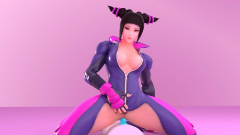 Juri Han Street Fighter 4K Dildo Play Parody preview