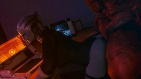 Mass Effect Liara: Sexy Secretary Parody preview