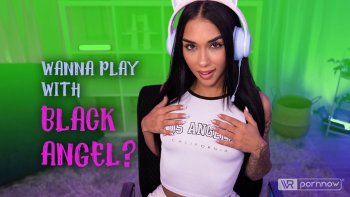 Erotic VR Gaming with Black Angel in 8K preview
