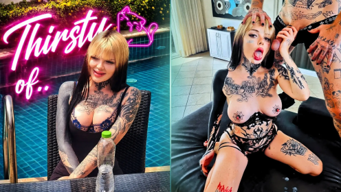 Thirsty Inked Street Slut Tricked Into Hardcore VR Casting Couch Fuck preview
