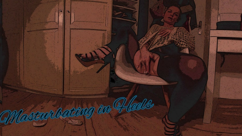 Masturbating in Heels preview
